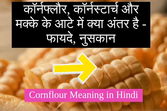 Cornflour Meaning in Hindi