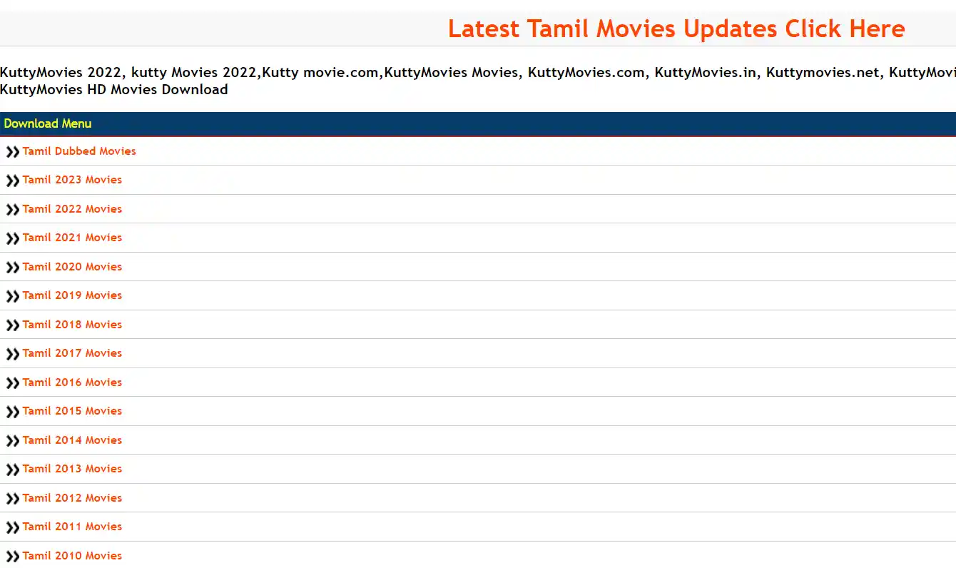 Kutty Movies.in Tamil 2023